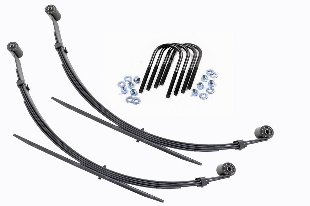 Rear Leaf Springs | 4" Lift | Pair | Ford F-250/F-350 Super Duty 4WD (99-04) | 8066Kit