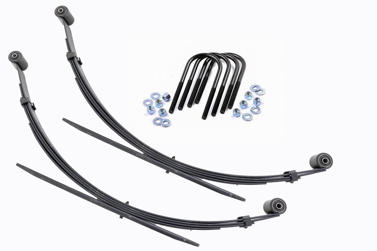 Rear Leaf Springs | 4" Lift | Pair | Ford F-250/F-350 Super Duty 4WD (99-04) | 8066Kit