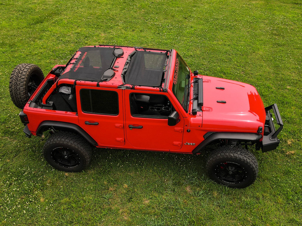 Mesh Bikini Top Plus | Black | Jeep Wrangler JL (21-23)/Wrangler Unlimited (18-23)  | 85120