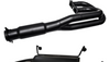 BIKEMAN PERFORMANCE Double Barrel Exhaust System Ceramic Chrome/Ceramic Black