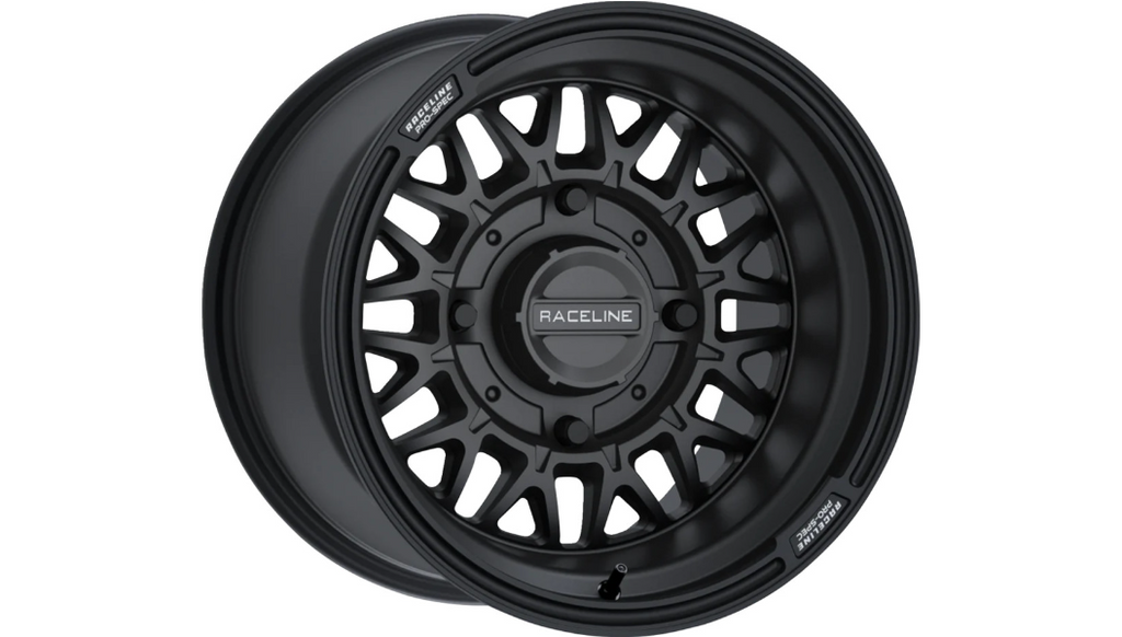 Raceline Omega 14x7 4/156 4+3 (+10mm) Satin Black