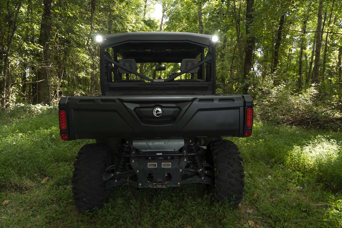LED Light | Cab Mount | 2" Black Pair | Flood | Can-Am Defender HD 5/HD 8/HD 9/HD 10 | 71011