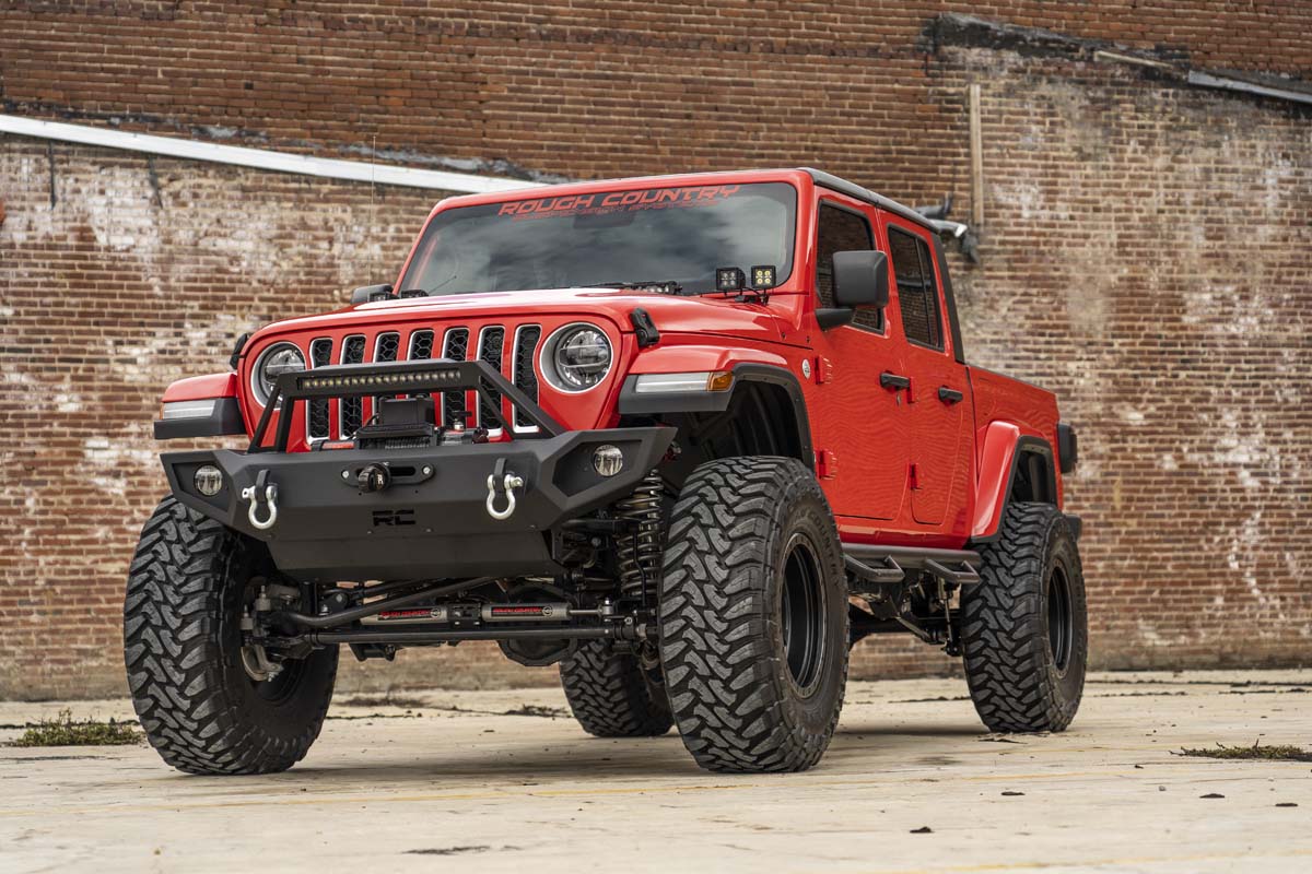 Quad LED Light Kit | Cowl Mount | 2" Black Pairs | Spot | Jeep Gladiator JT/Wrangler JL (18-25) | 70822