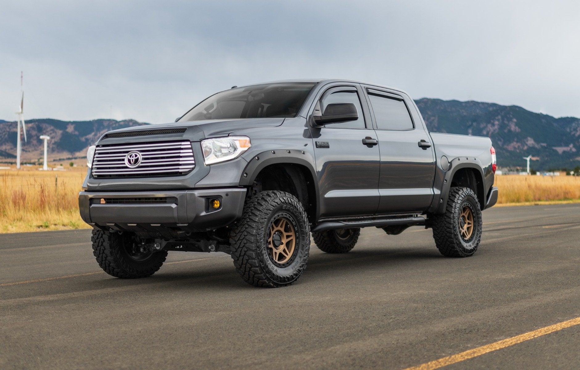 Pocket Fender Flares | 1G3 Magnetic Grey | Toyota Tundra 2WD/4WD (2014-2021) | F-T11411A-1G3