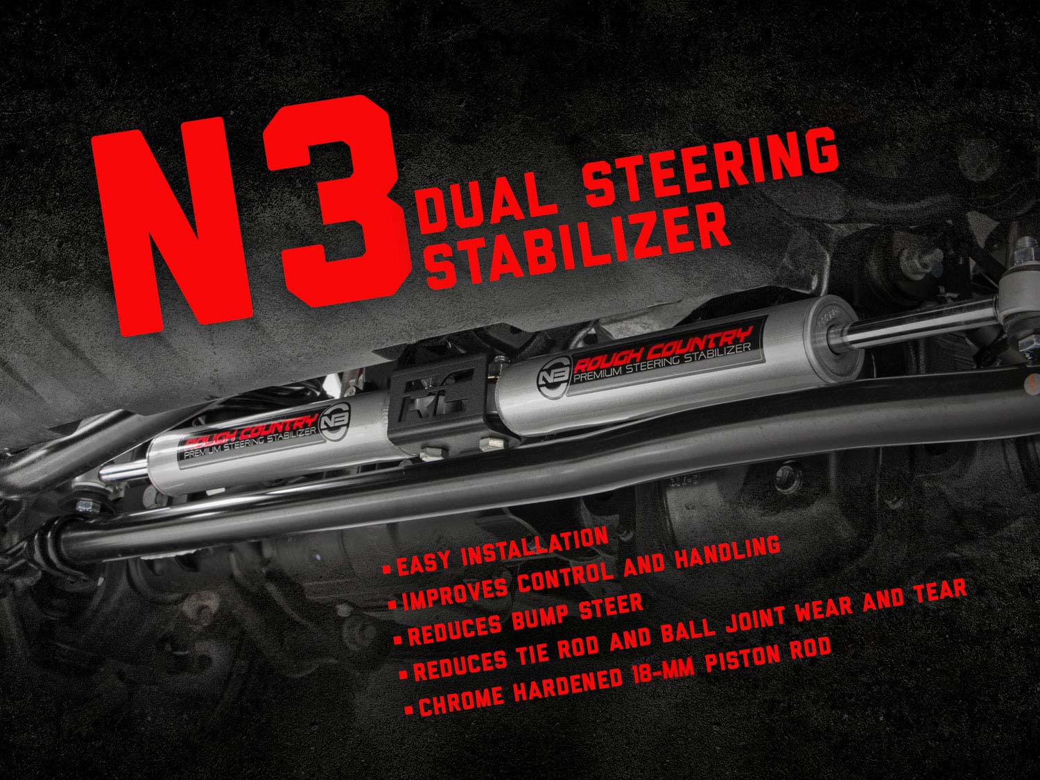 N3 Steering Stabilizer | Dual | Ford Bronco/F-100/F-150 4WD (1977-1979) | 8733630