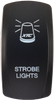 Dash Switch Rocker Face Strobe Light