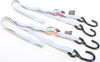 Tie Down Cam S Hook 1"X5.5' Silver Pair