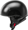 Hh 65 Half Helmet Naked Black Sm