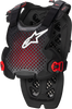 A 1 Chest Protector Anthracite/Black/Red  Xl/2x