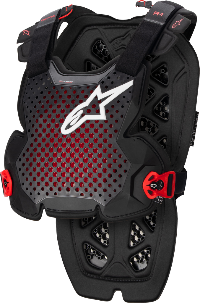A 1 Chest Protector Anthracite/Black/Red  Xl/2x