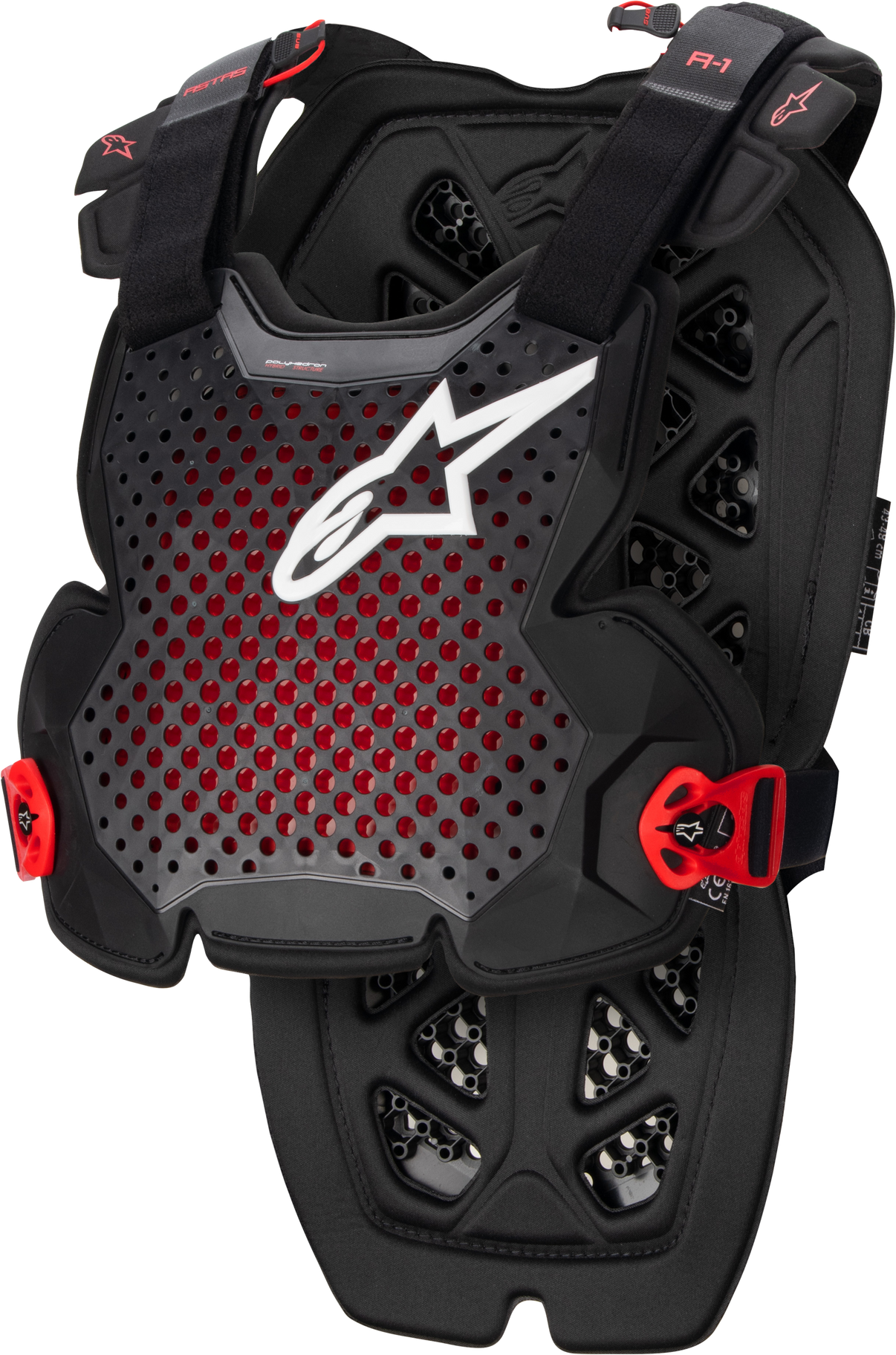 A 1 Chest Protector Anthracite/Black/Red  Xl/2x