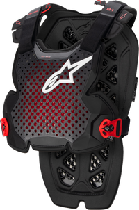A 1 Chest Protector Anthracite/Black/Red  Xl/2x