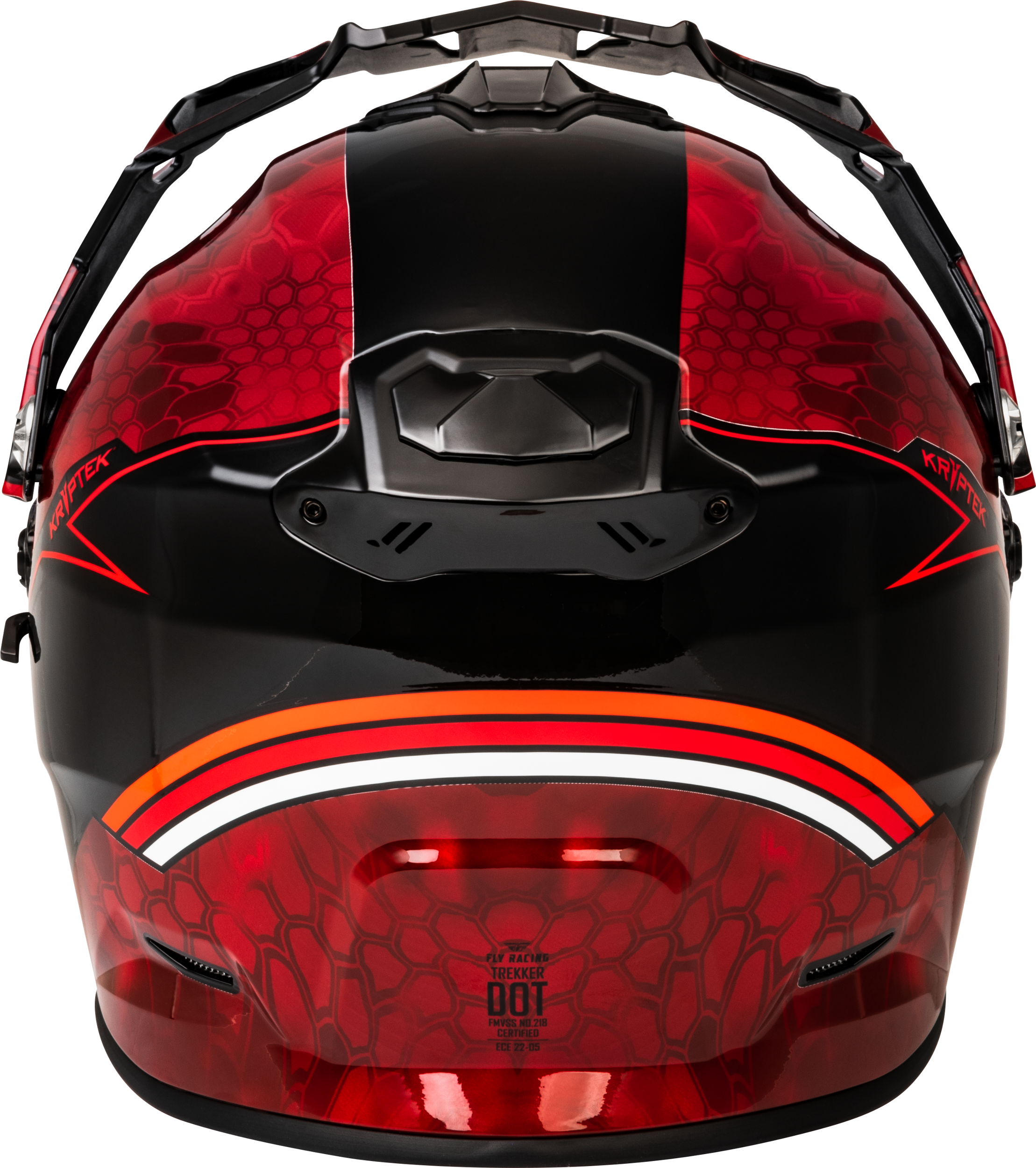 Trekker Cw Conceal Helmet Dual Shld Red/Black Sm