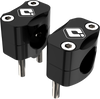 Bar Adapters 7/8" To 1 1/8" 15mm Rise Black