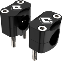 Bar Adapters 7/8" To 1 1/8" 15mm Rise Black