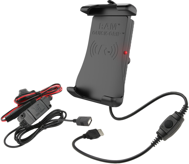 Wireless Charging Holder Quick Grip W/Harness