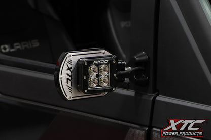 Side View Mirror Kit Six12 Lit Pol