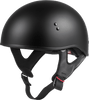 Hh 45 Half Helmet Naked Matte Black Sm