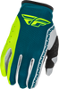 Lite Gloves Grey/Lime/Teal 2x