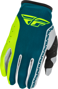 Lite Gloves Grey/Lime/Teal 2x