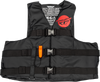Nylon Flotation Vest Black/Red Xs