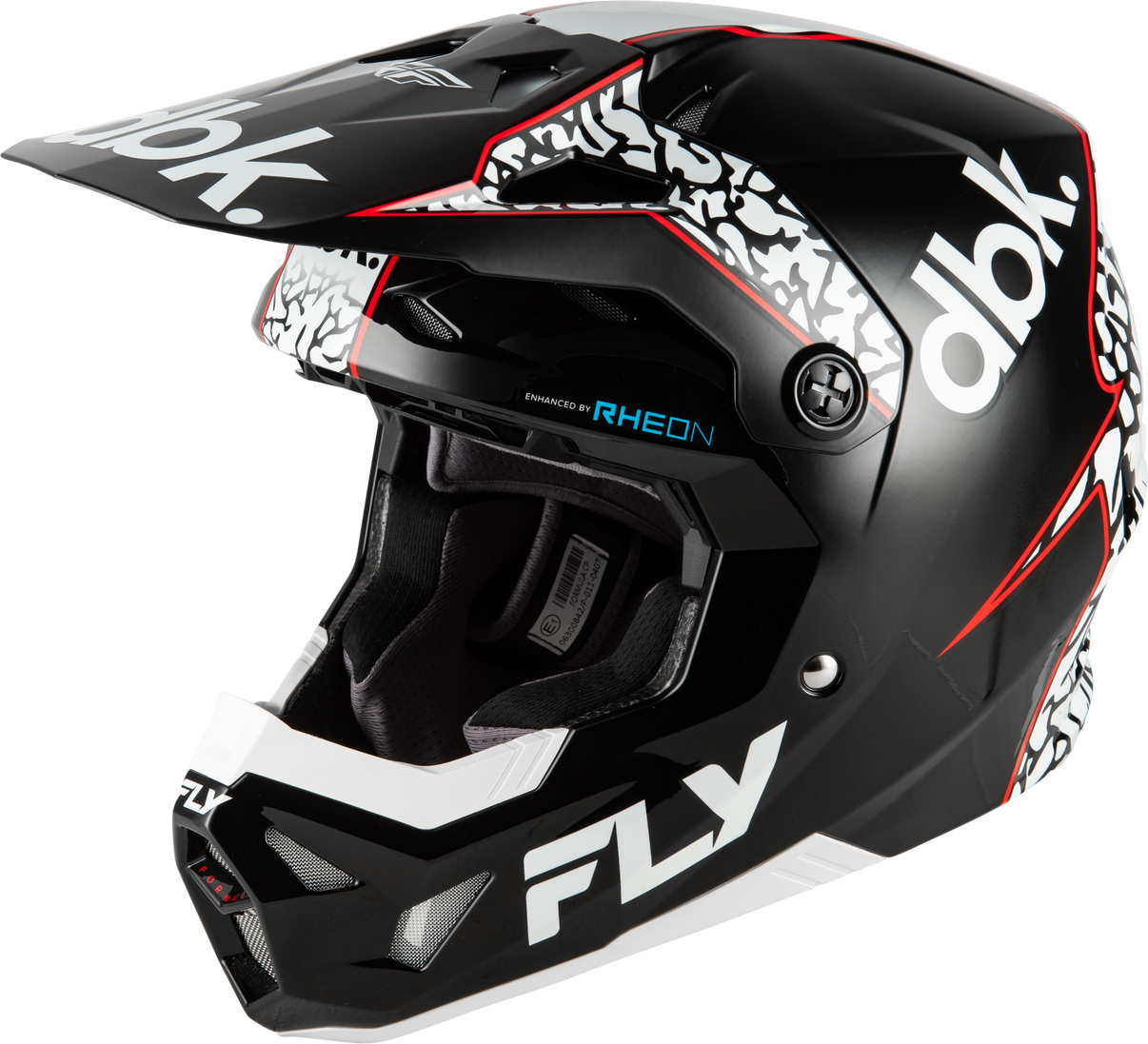 Formula Cp Dbk Helmet Black/White/Red Xs