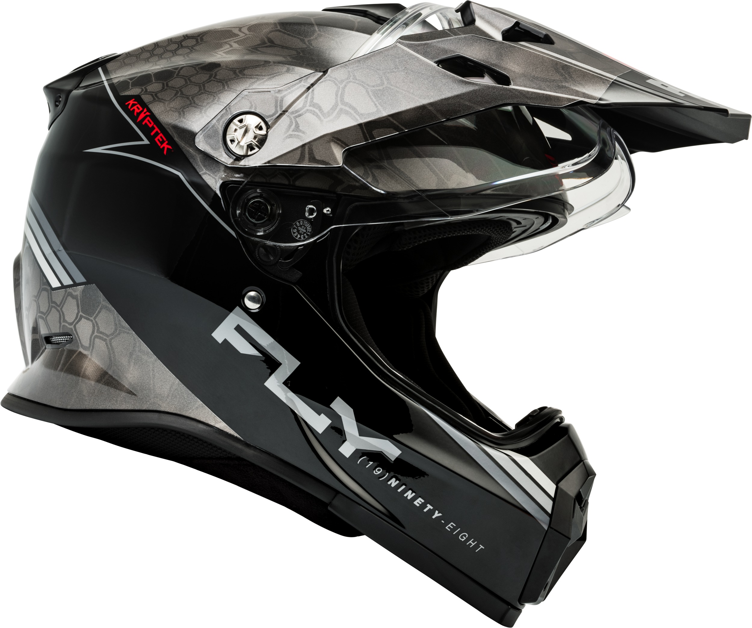 Trekker Kryptek Conceal Helmet Black/Grey/White Lg
