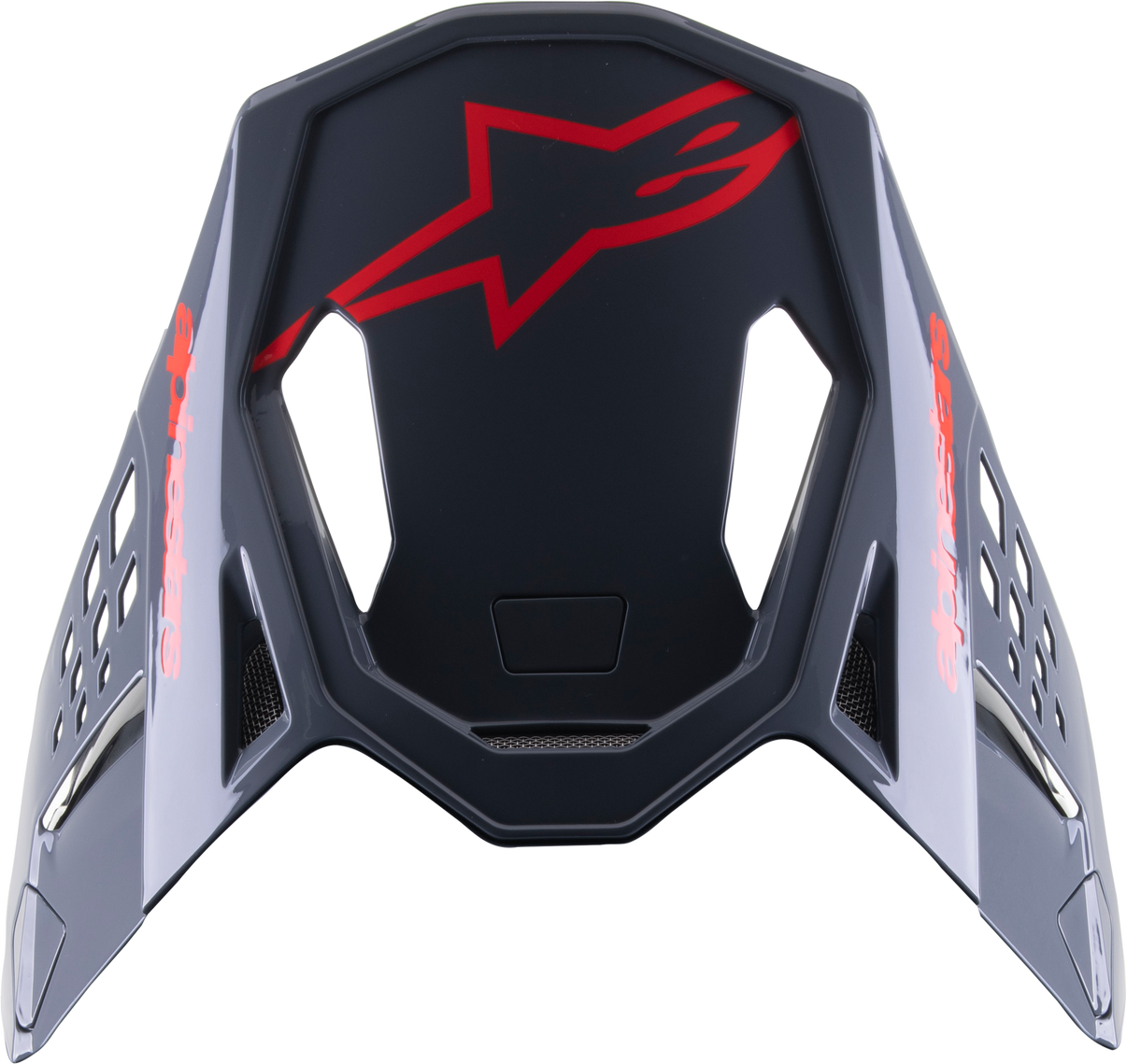 S M8 Radium 2 Visor Black/Neon Red