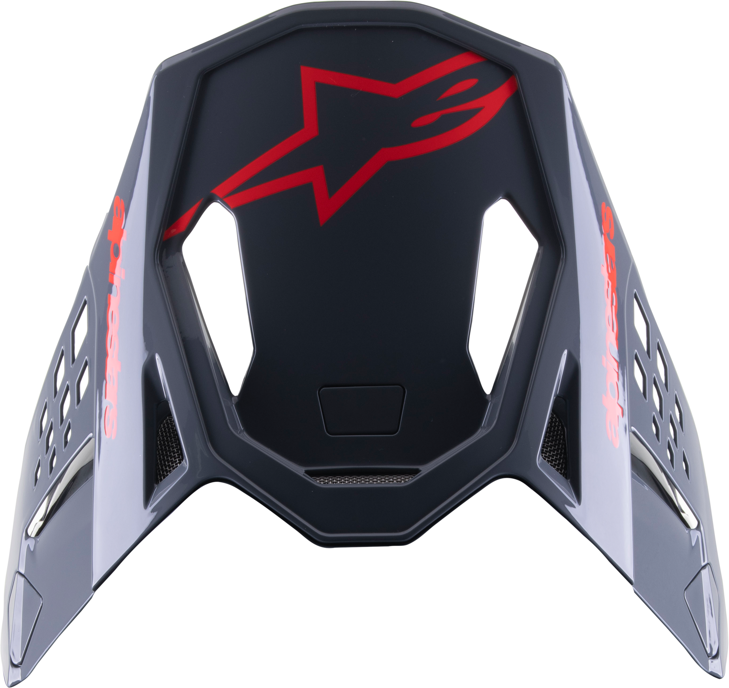 S M8 Radium 2 Visor Black/Neon Red