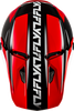 Kinetic Crest Helmet Red/Black/White 2x