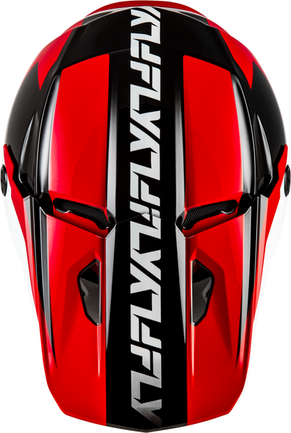 Kinetic Crest Helmet Red/Black/White 2x