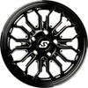 Onyx Wheel 15x7 5/4.5 +25mm Blk/Machined