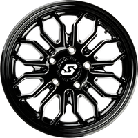 Onyx Wheel 12x7 4/110 +10mm Blk/Machined
