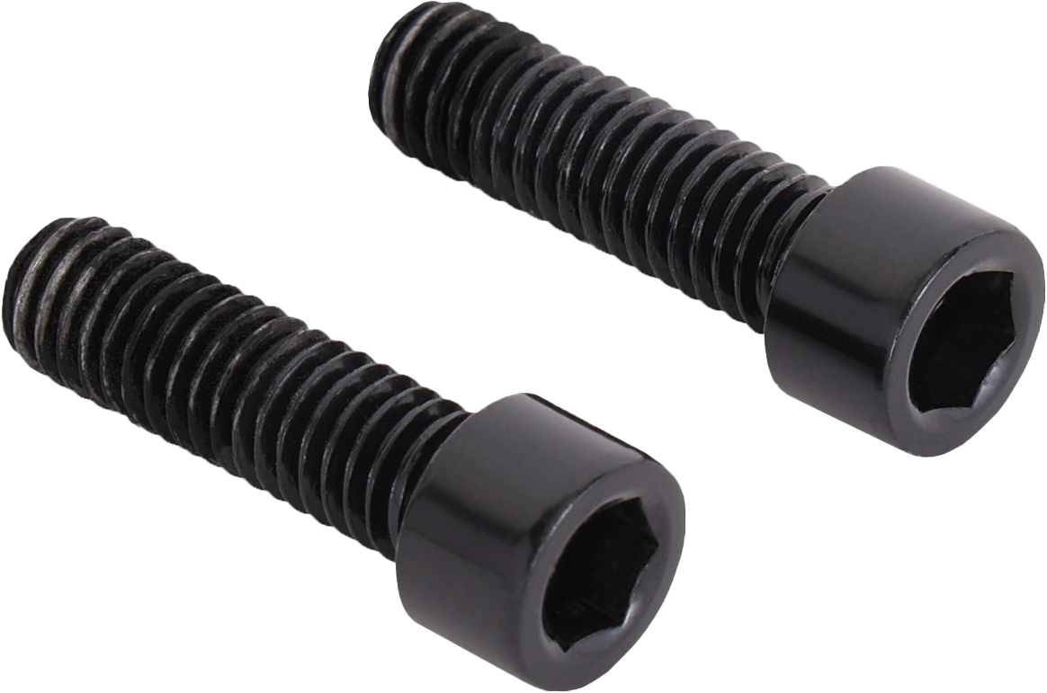 Dual Drill Cap Screws M6x20 2pcs Black