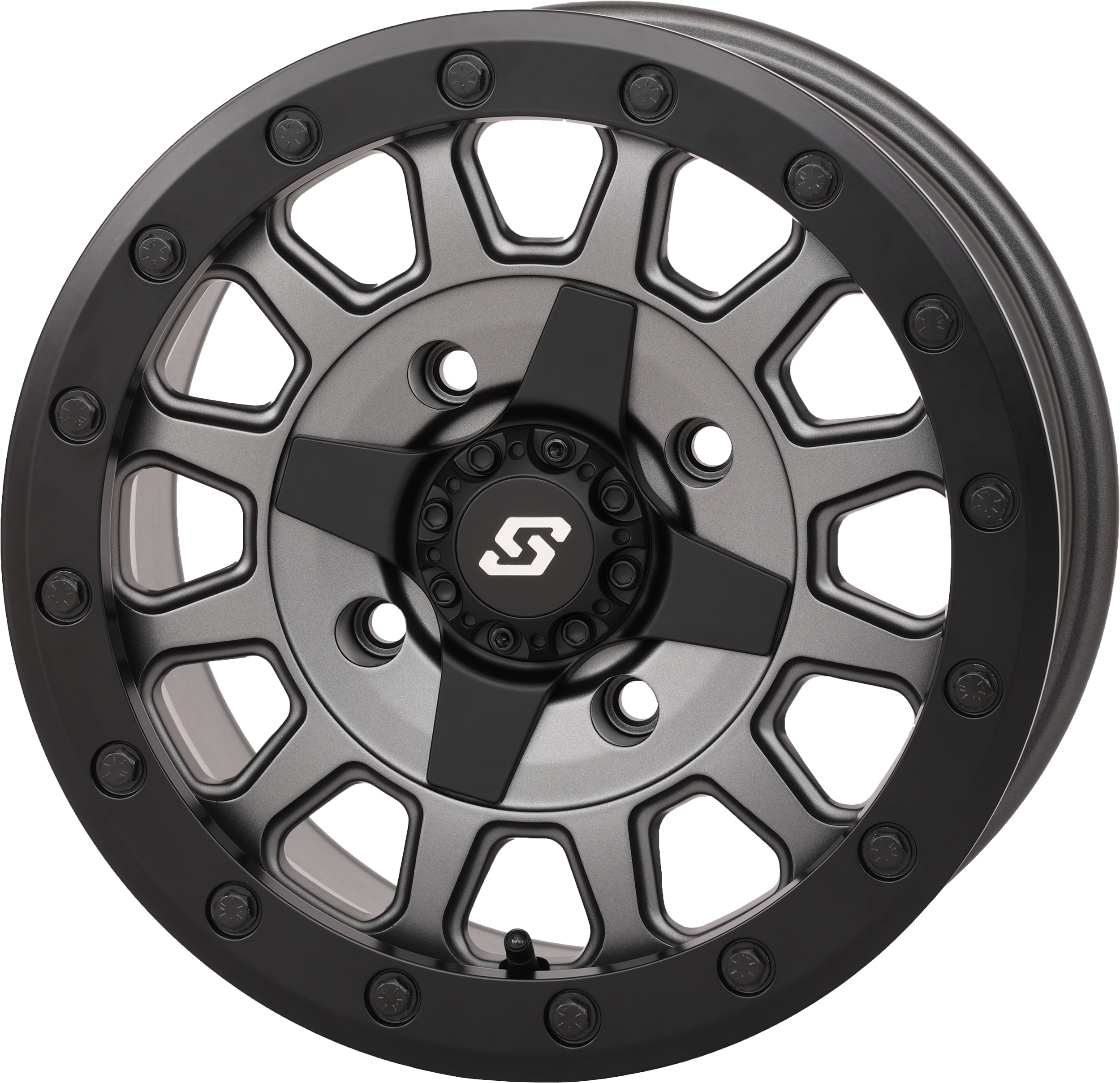 Adapt Dd Wheel 14x7 5+2 4/137 & 4/156 Matte Gnmtl Grey