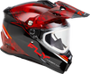 Trekker Cw Conceal Helmet Elec Shld Red/Black Xs