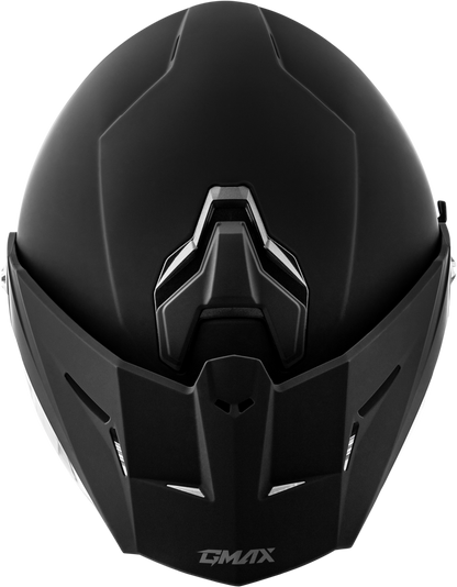 Md 74 Solid Helmets Matte Black Xs