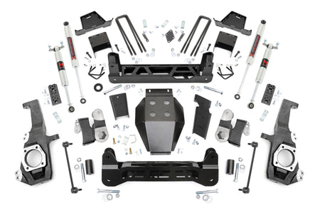 Rough Country | 7 Inch Lift Kit | NTD | M1 | w/ Overloads | Chevy/GMC 2500HD/3500HD (20-26) | 111140