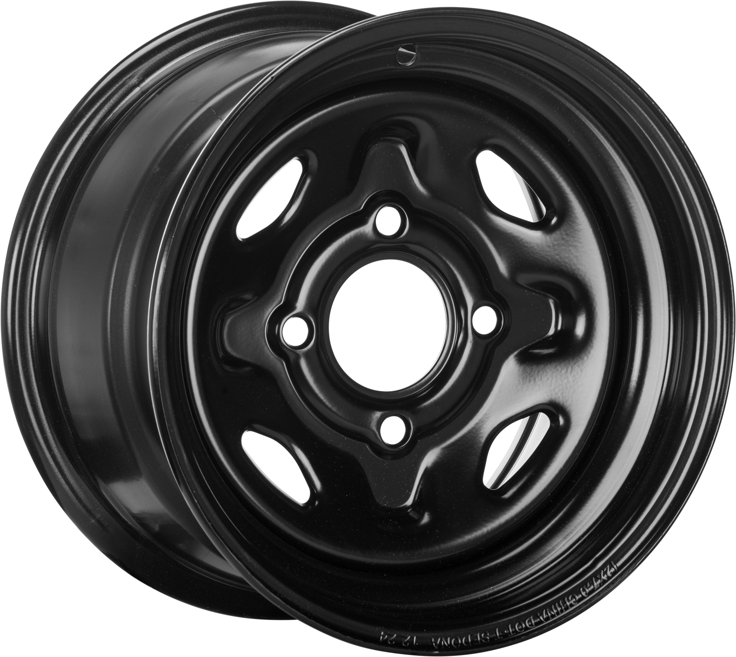 Sedona Steel 12x7 4/110 5+2 Blk Front