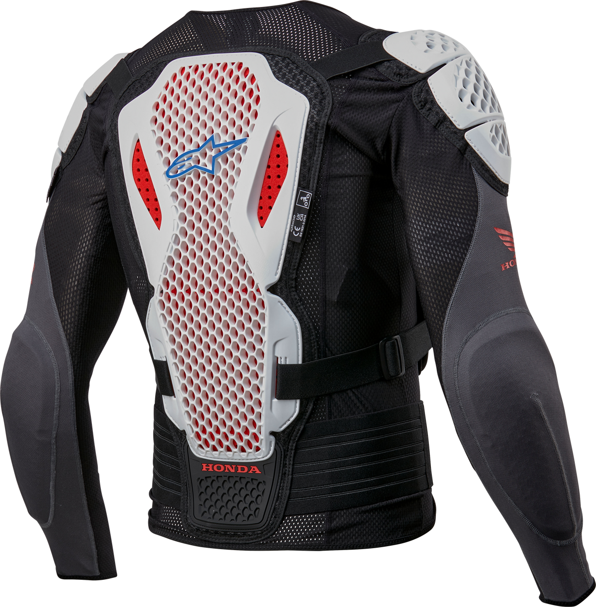 Honda Bionic + V2 Protection Jacket Blk/Wht/Blu/Br Red Md