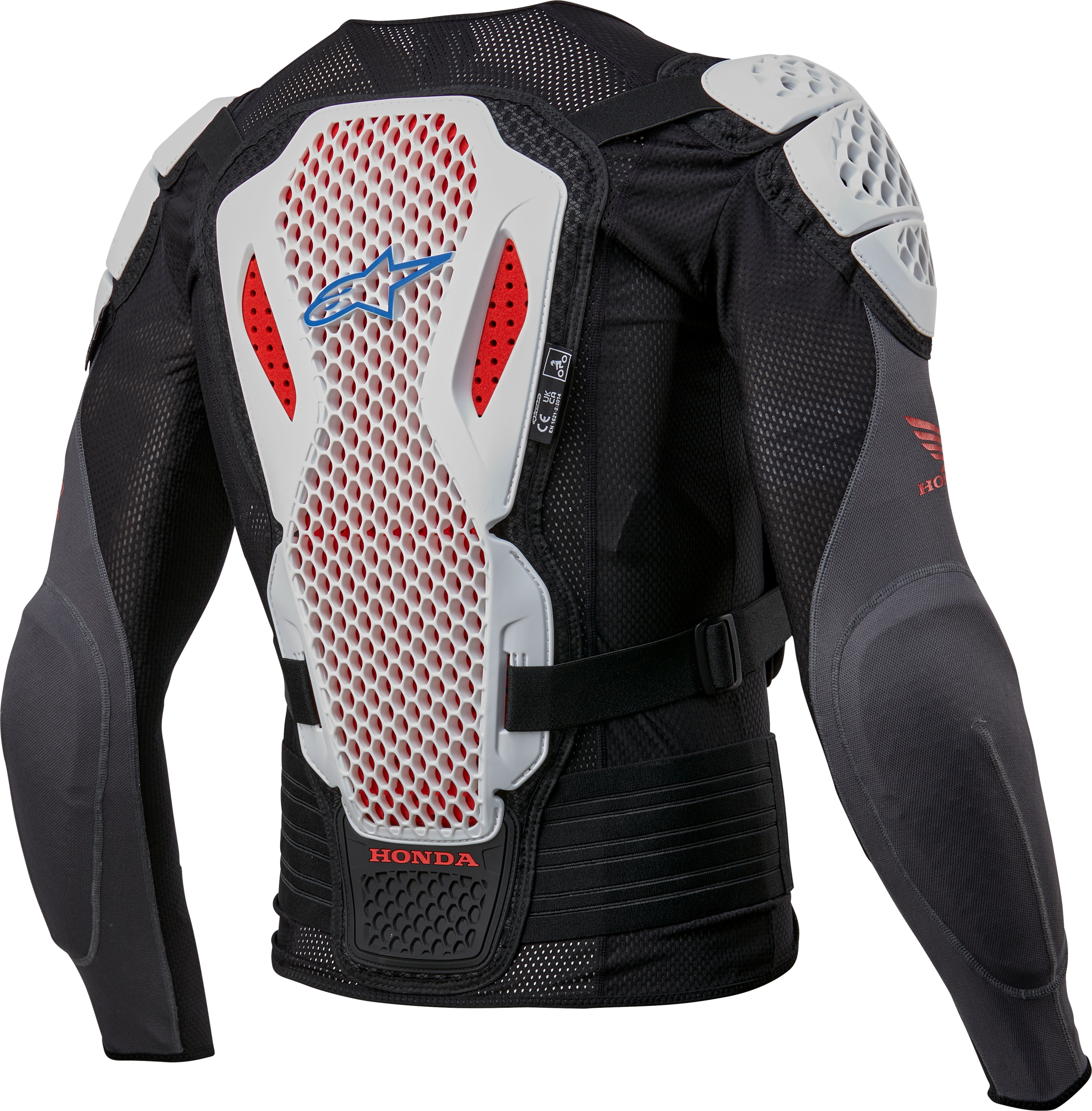 Honda Bionic + V2 Protection Jacket Blk/Wht/Blu/Br Red Sm