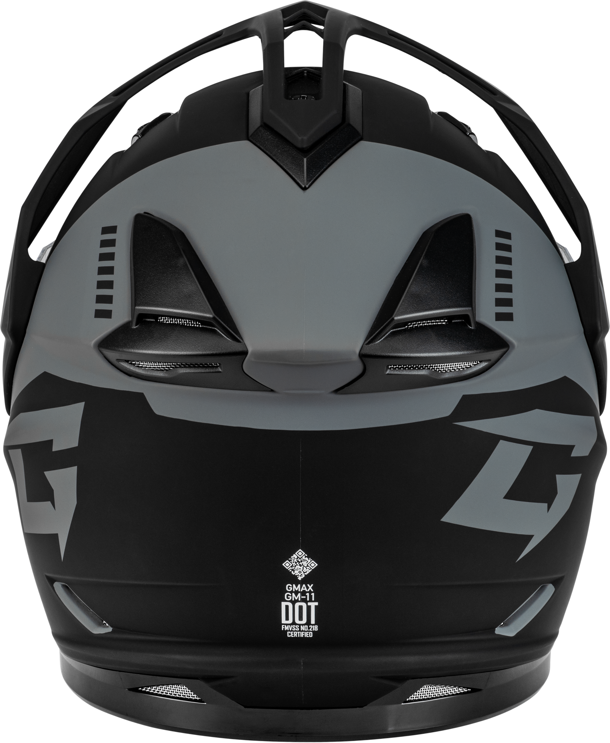 Gm 11 Ronin Helmet Matte Black/Silver 2x