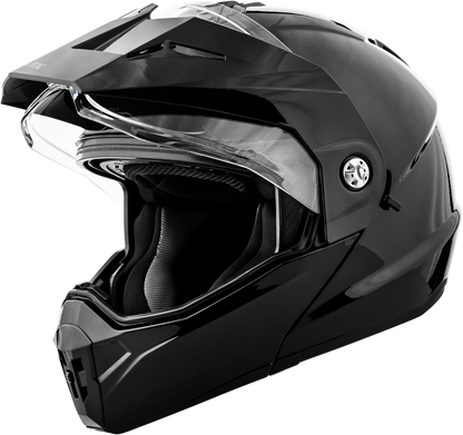 Md 74 Solid Helmets Black Xs