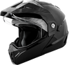 Md 74 Solid Helmets Black Sm