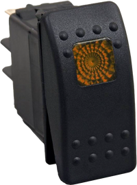 Lighted Rocker Switch Amber