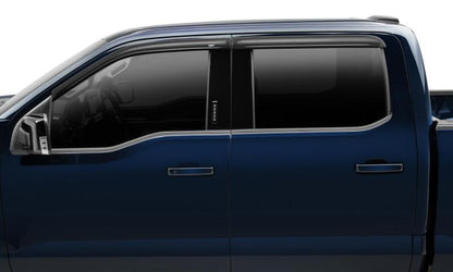 Husky Liners 99-16 Ford F-250/350/450/550 Super Duty Supercrew Ventvisor Low Profile (4pc) - Smoke