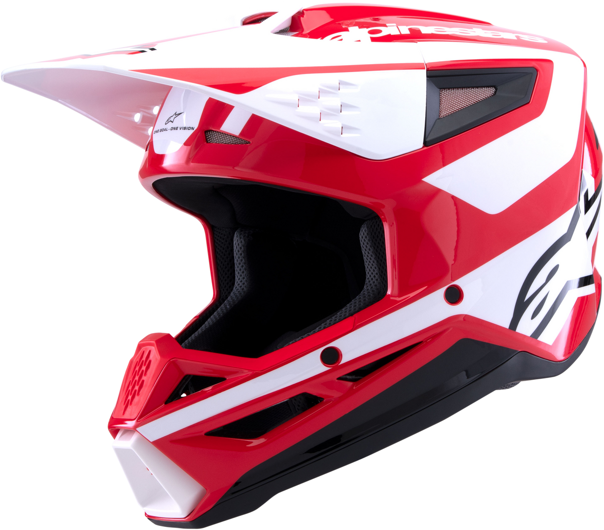 Sm3 Heat Helmet Red/White/Black Glossy 2x