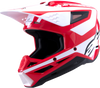 Sm3 Heat Helmet Red/White/Black Glossy Md