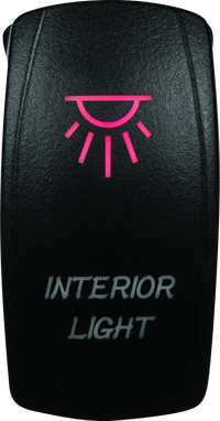 DragonFire Racing Lighted Switch On/Off Red