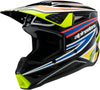 Sm3 Youth Wurx Helmet Blk/Ylw Fluo/Blue/Red  Yl
